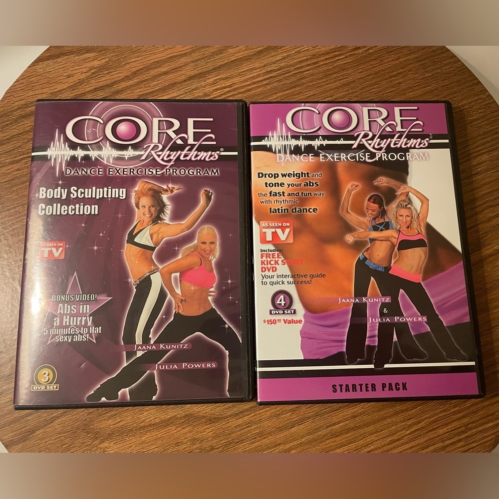 Core Rhythms Dance Exercise Program: Lot of 2 CD Set